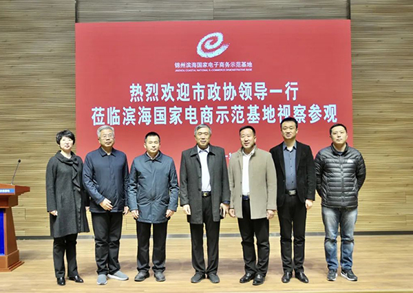 市政協(xié)康杰副主席一行蒞臨濱海國家電商示范基地視察參觀(guān)